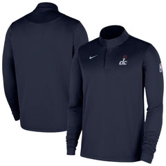 Washington Wizards 2025/26 Authentic Coaches Quarter-Zip Dri-Fit Top - Navy | Nike cheap