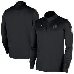 Minnesota Timberwolves 2025/26 Authentic Coaches Quarter-Zip Dri-Fit Top - Black | Nike cheap