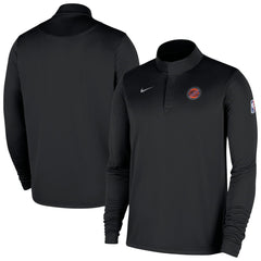 New York Knicks 2025/26 Authentic Coaches Quarter-Zip Dri-Fit Top - Black | Nike shop
