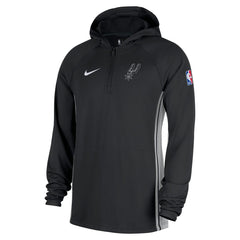 San Antonio Spurs Authentic On Court Zone Quarter-Zip Dri-FIT Hoodie Jacket - Black | Nike on sale