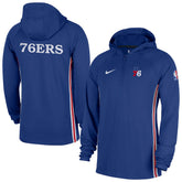 Philadelphia 76ers Authentic On Court Zone Quarter-Zip Dri-FIT Hoodie Jacket - Blue | Nike for sale