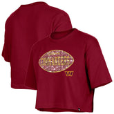 NFL Washington Commanders Girl's Flip Sequin Boxy T-Shirt