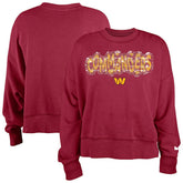 NFL Washington Commanders Girl's Flip Sequin Sweatshirt
