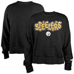 NFL Pittsburgh Steelers Girl's Flip Sequin Sweatshirt