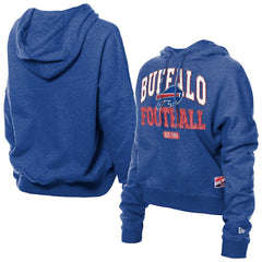NFL Buffalo Bills Women's Throwback Boxy Hoodie Sweatshirt