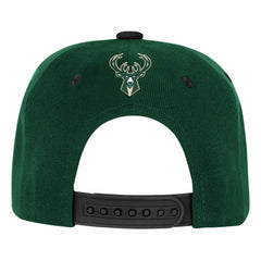 Milwaukee Bucks Outerstuff Youth Two-Tone Snapback Hat - Hunter Green/Black cheap