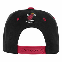 Miami Heat Outerstuff Youth Two-Tone Snapback Hat - Black/Red sale