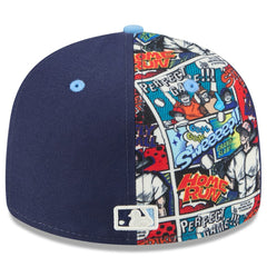 Tampa Bay Rays 2025 MLB Diamond Hero Edition Low Profile 59FIFTY Fitted Hat - Navy/Light Blue | New Era