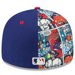 Texas Rangers 2025 MLB Diamond Hero Edition Low Profile 59FIFTY Fitted Hat - Royal/Red | New Era