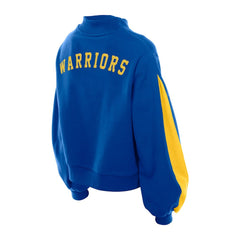 Golden State Warriors Women's Sport Night Balloon Sleeves Sweatshirt sale - Royal | New Era discount