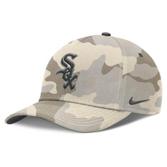 Chicago White Sox Camo Pack Rise Adjustable Hat - Natural | Nike