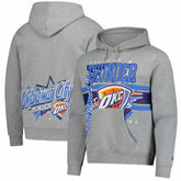 Oklahoma City Thunder Injection Sport Classics Fleece Hoodie - Heather Gray | New Era shop