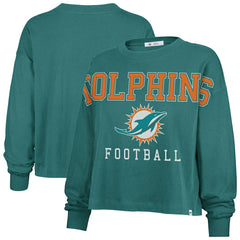NFL Miami Dolphins '47 Women's Outreach City Oversized Long Sleeve T-Shirt