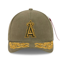 Los Angeles Angels x Alpha Industries A-Frame 9FORTY Adjustable Hat - Olive | New Era