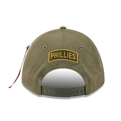 Philadelphia Phillies x Alpha Industries A-Frame 9FORTY Adjustable Hat - Olive | New Era