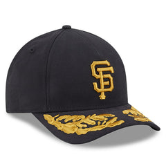 San Francisco Giants x Alpha Industries A-Frame 9FORTY Adjustable Hat - Black | New Era
