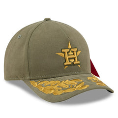 Houston Astros x Alpha Industries A-Frame 9FORTY Adjustable Hat - Olive | New Era
