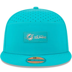 NFL Miami Dolphins 2025 Sideline Split Panel 9FIFTY Snapback Hat