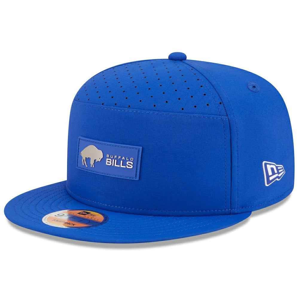 NFL Buffalo Bills 2025 Sideline Throwback Split Panel 9FIFTY Snapback Hat