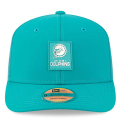 NFL Miami Dolphins 2025 Sideline Throwback 9SEVENTY Trucker Adjustable Hat