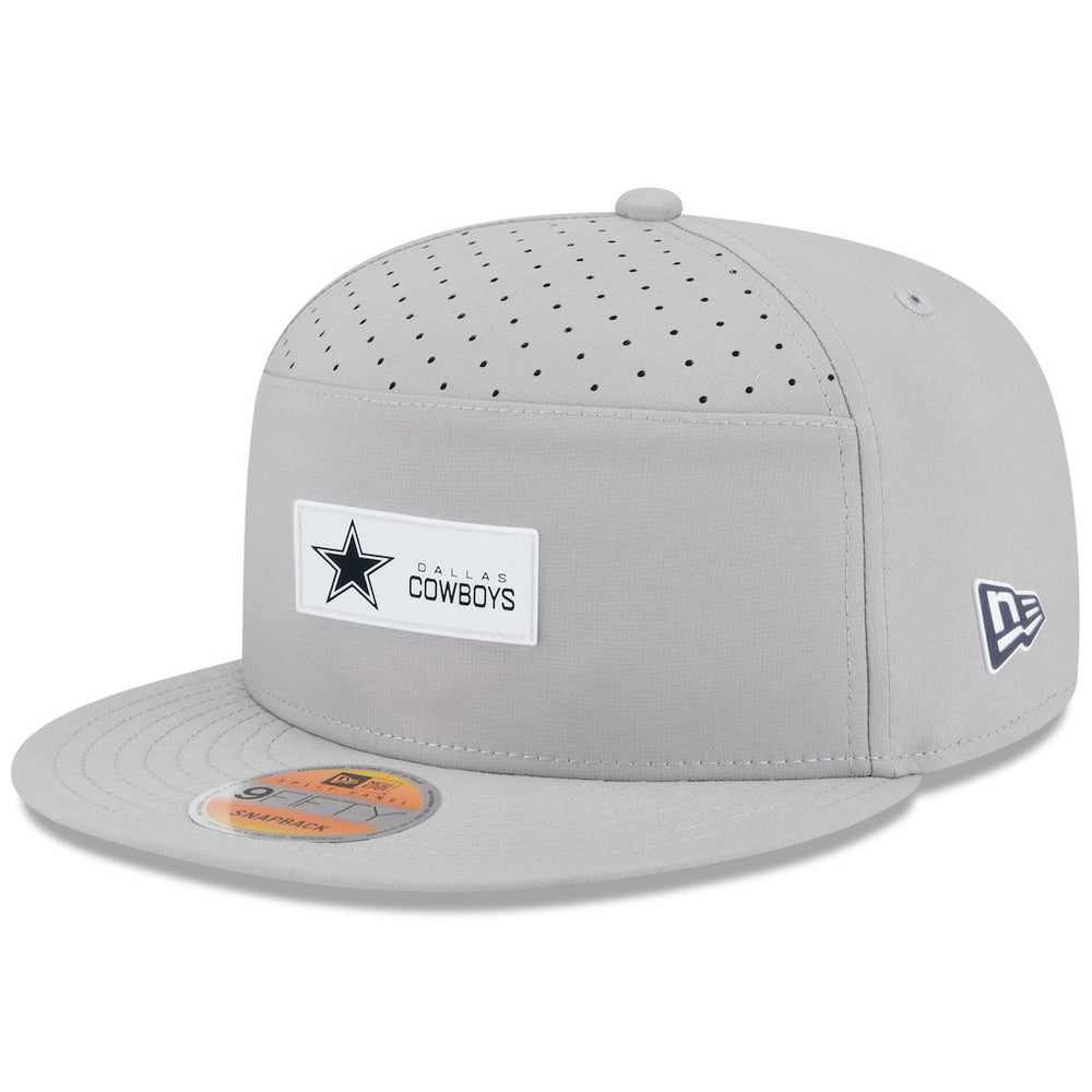 NFL Dallas Cowboys 2025 Sideline Split Panel 9FIFTY Snapback Hat