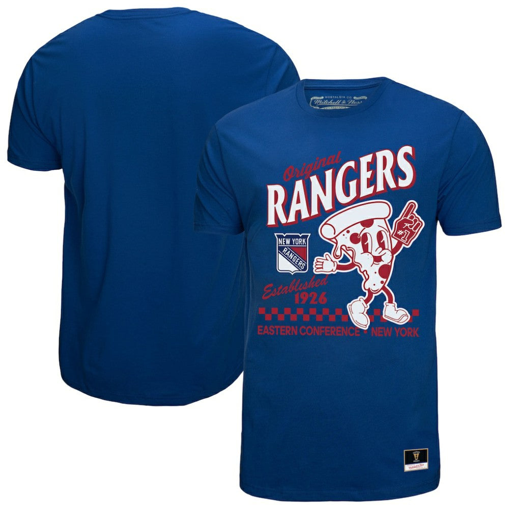 New York Rangers Mitchell & Ness Local Food T-Shirt