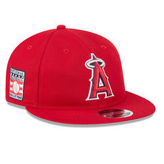 Los Angeles Angels Baseball Hall of Fame Retro Crown 9FIFTY Adjustable Hat - Red | New Era