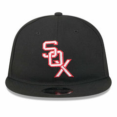 Chicago White Sox Baseball Hall of Fame Retro Crown 9FIFTY Adjustable Hat - Black | New Era