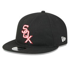 Chicago White Sox Baseball Hall of Fame Retro Crown 9FIFTY Adjustable Hat - Black | New Era
