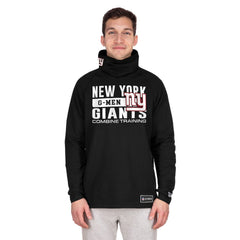 NFL New York Giants Functional Fandom Balaclava Helmet Stripe Tri-Blend Hoodie