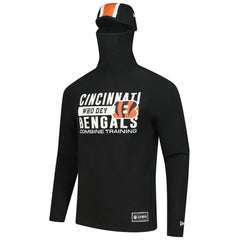 NFL Cincinnati Bengals Functional Fandom Balaclava Helmet Stripe Tri-Blend Hoodie
