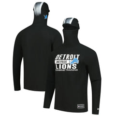 NFL Detroit Lions Functional Fandom Balaclava Helmet Stripe Tri-Blend Hoodie