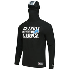 NFL Detroit Lions Functional Fandom Balaclava Helmet Stripe Tri-Blend Hoodie