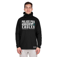NFL Philadelphia Eagles Functional Fandom Balaclava Helmet Stripe Tri-Blend Hoodie