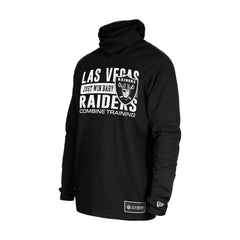 NFL Las Vegas Raiders Functional Fandom Balaclava Helmet Stripe Tri-Blend Hoodie