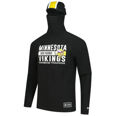 NFL Minnesota Vikings Functional Fandom Balaclava Helmet Stripe Tri-Blend Hoodie