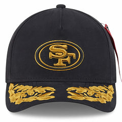 NFL San Francisco 49ers x Alpha Industries A-Frame 9FORTY Adjustable Hat