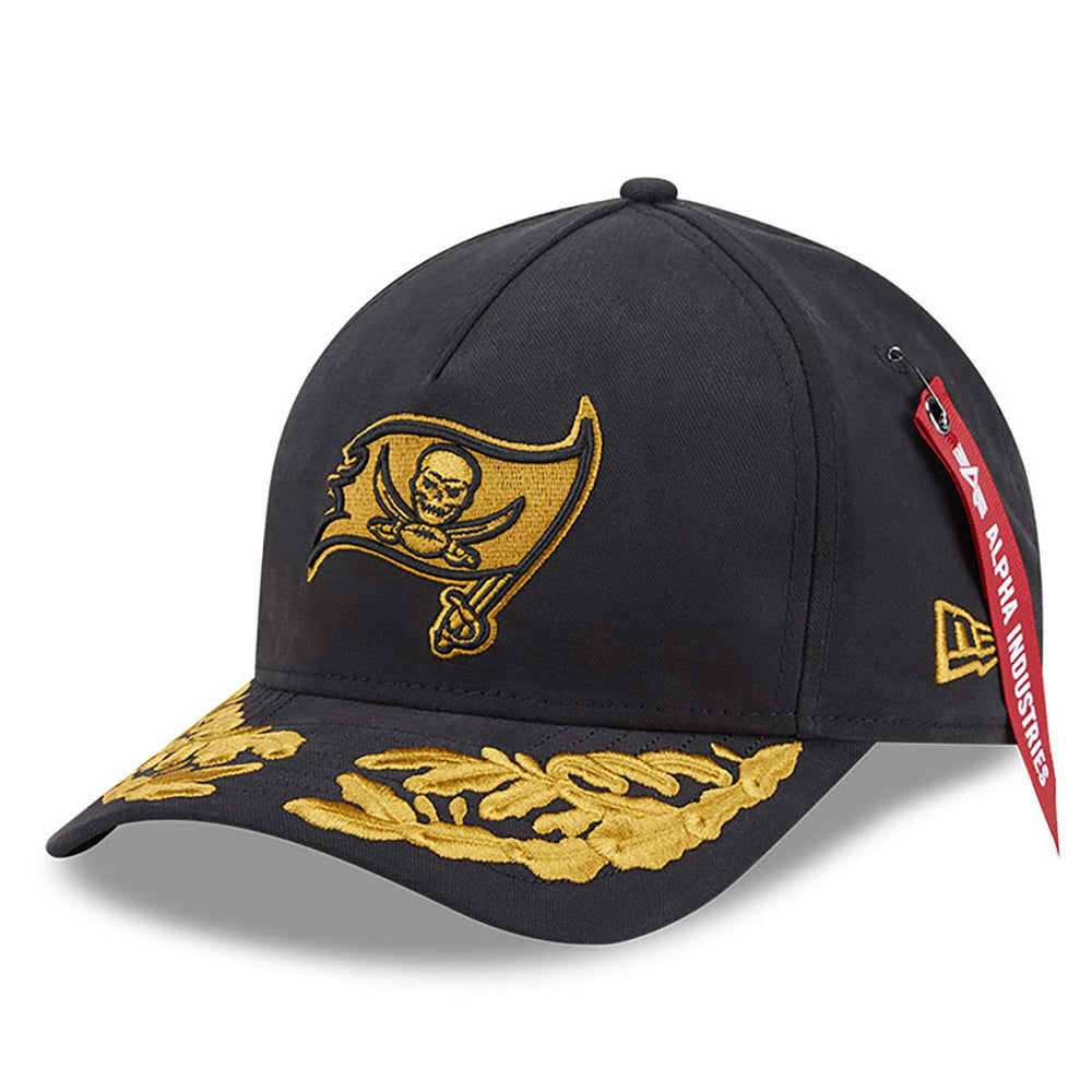 NFL Tampa Bay Buccaneers x Alpha Industries A-Frame 9FORTY Adjustable Hat