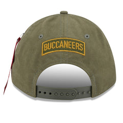 NFL Tampa Bay Buccaneers x Alpha Industries A-Frame 9FORTY Adjustable Hat