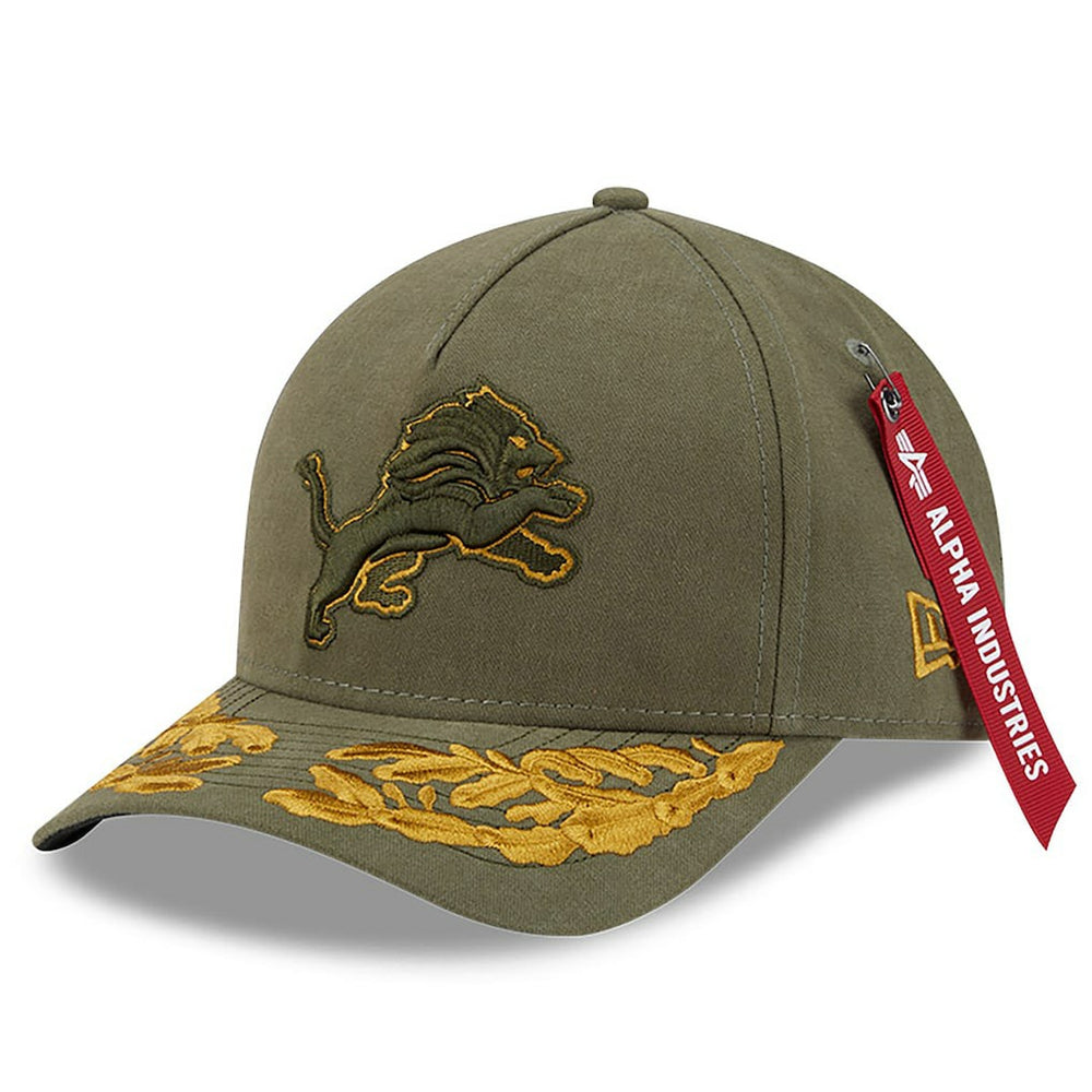 NFL Detroit Lions x Alpha Industries A-Frame 9FORTY Adjustable Hat