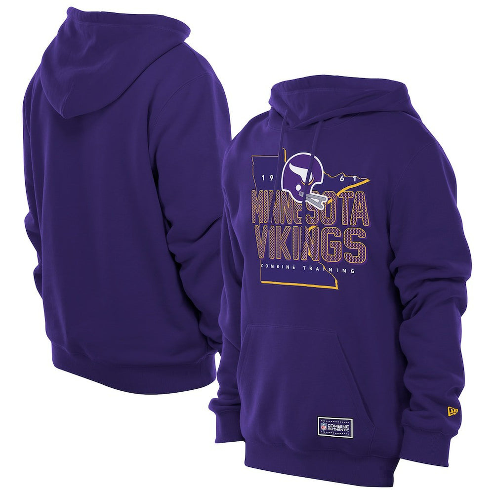 NFL Minnesota Vikings Combine Authentic Local State Throwback Hoodie