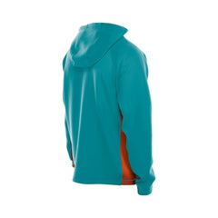 NFL Miami Dolphins Combine Authentic Raglan Scuba Full-Zip Hoodie