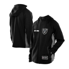 NFL Las Vegas Raiders Combine Authentic Raglan Scuba Full-Zip Hoodie