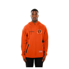 NFL Cincinnati Bengals Combine Authentic Raglan Scuba Full-Zip Hoodie