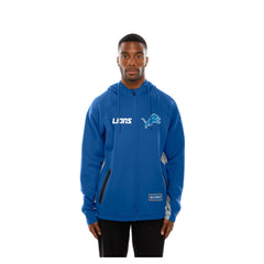 NFL Detroit Lions Combine Authentic Raglan Scuba Full-Zip Hoodie
