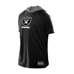 NFL Las Vegas Raiders Combine Authentic Hooded Raglan Short-Sleeve T-Shirt