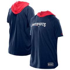 NFL New England Patriots Combine Authentic Hooded Raglan Short-Sleeve T-Shirt