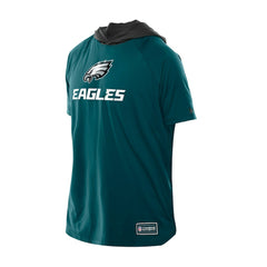 NFL Philadelphia Eagles Combine Authentic Hooded Raglan Short-Sleeve T-Shirt