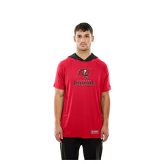 NFL Tampa Bay Buccaneers Combine Authentic Hooded Raglan Short-Sleeve T-Shirt