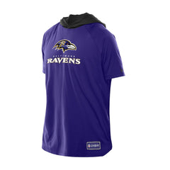 NFL Baltimore Ravens Combine Authentic Hooded Raglan Short-Sleeve T-Shirt